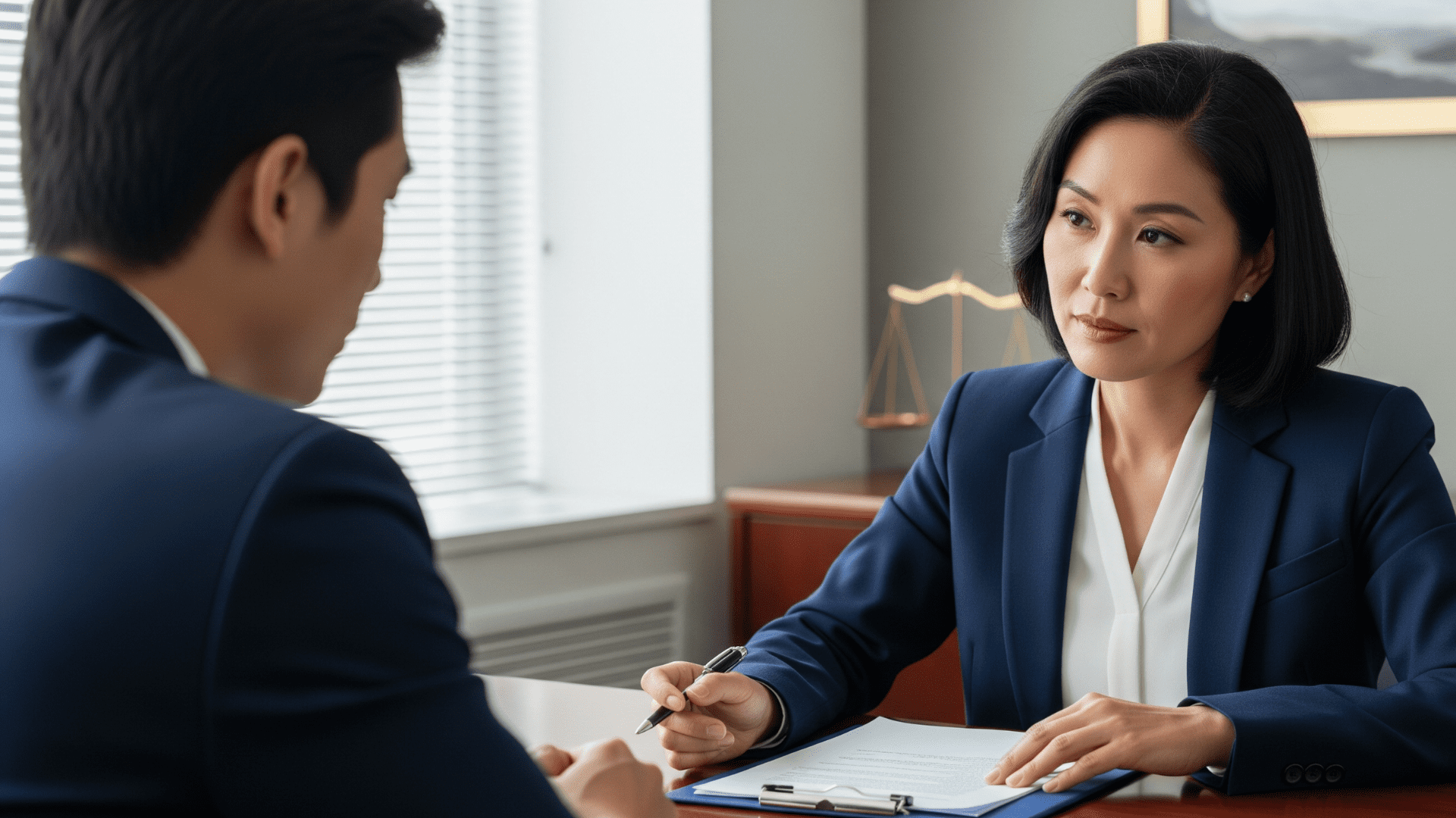 Legal Image (Lawyer With Client)