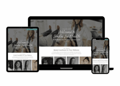 Screenshot Web design for Website